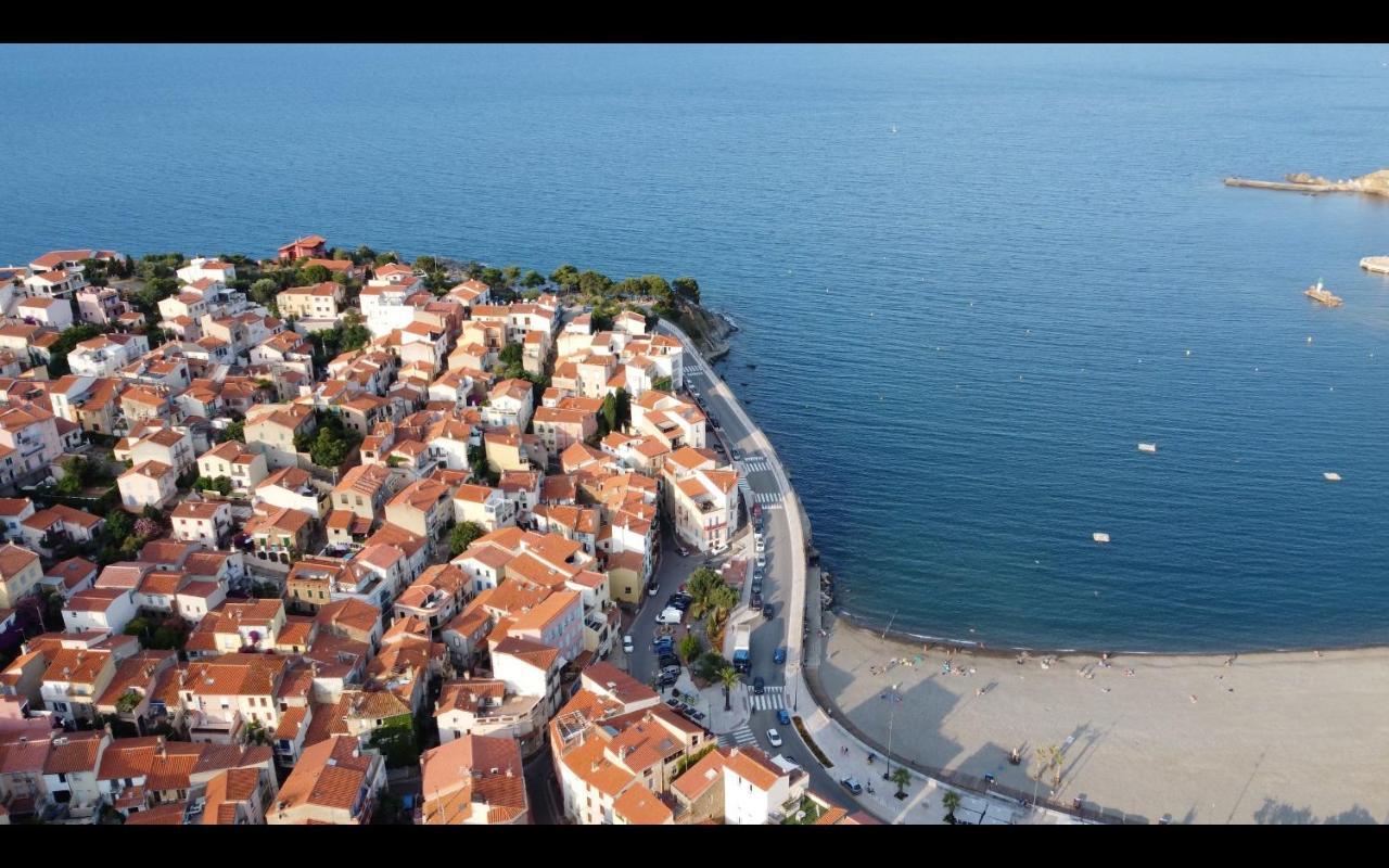 Vue Mer Panoramique Exceptionnelle L T2 Mezzanine Luxueux Banyuls-sur-Mer Extérieur photo